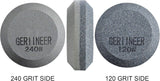 2-in-1 Slijpsteen voor Bijl en Mes – Ronde Slijpsteen (Korrel 120/240) - GERIINEER