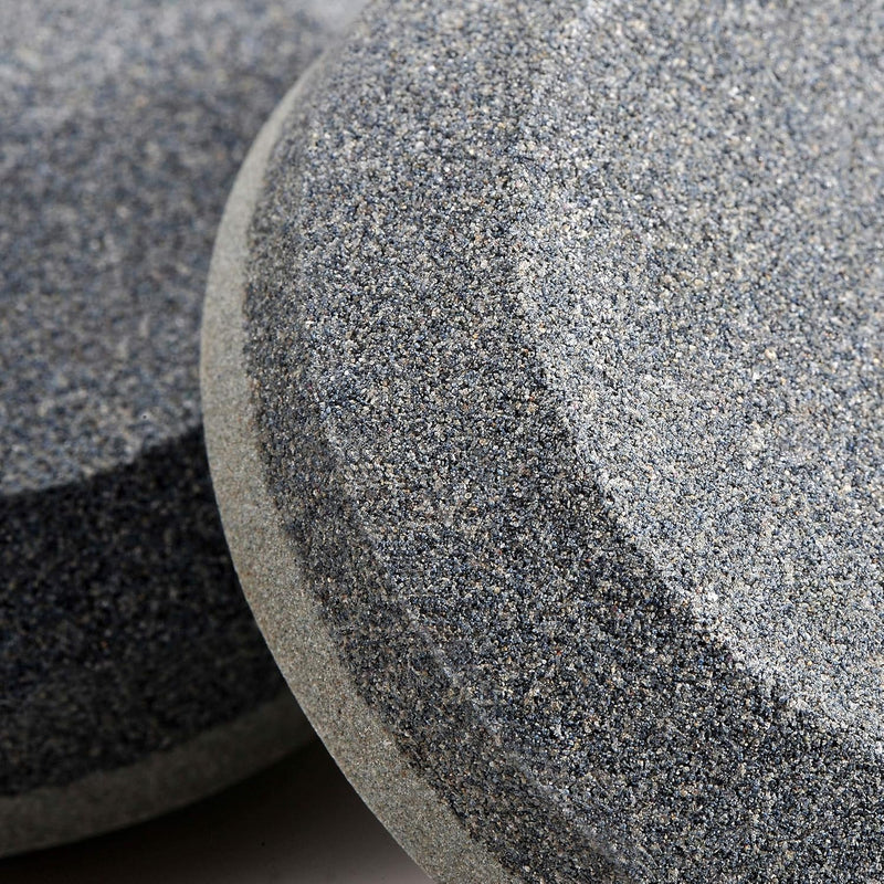 2-in-1 Slijpsteen voor Bijl en Mes – Ronde Slijpsteen (Korrel 120/240) - GERIINEER