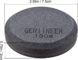 2-in-1 Slijpsteen voor Bijl en Mes – Ronde Slijpsteen (Korrel 150/280) - GERIINEER