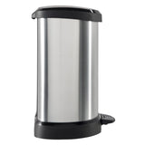 Curver Pedaalemmer Deco D-Vormig Zilverkleurig