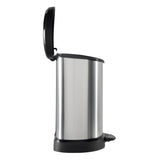Curver Pedaalemmer Deco D-Vormig Zilverkleurig