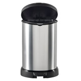Curver Pedaalemmer Deco D-Vormig Zilverkleurig