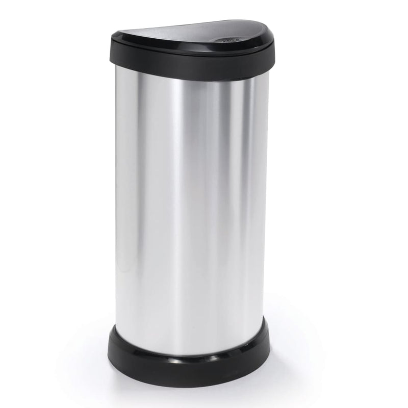 Curver Pedaalemmer Deco Ovaal Zilverkleurig