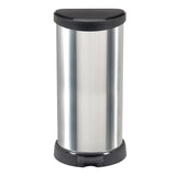 Curver Pedaalemmer Deco D-Vormig Zilverkleurig