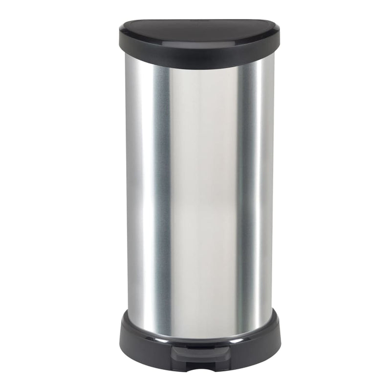 Curver Pedaalemmer Deco D-Vormig Zilverkleurig