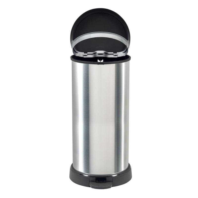Curver Pedaalemmer Deco D-Vormig Zilverkleurig