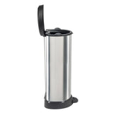 Curver Pedaalemmer Deco D-Vormig Zilverkleurig