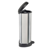 Curver Pedaalemmer Deco D-Vormig Zilverkleurig