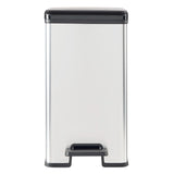 Curver Pedaalemmer Deco Smal Zilverkleurig