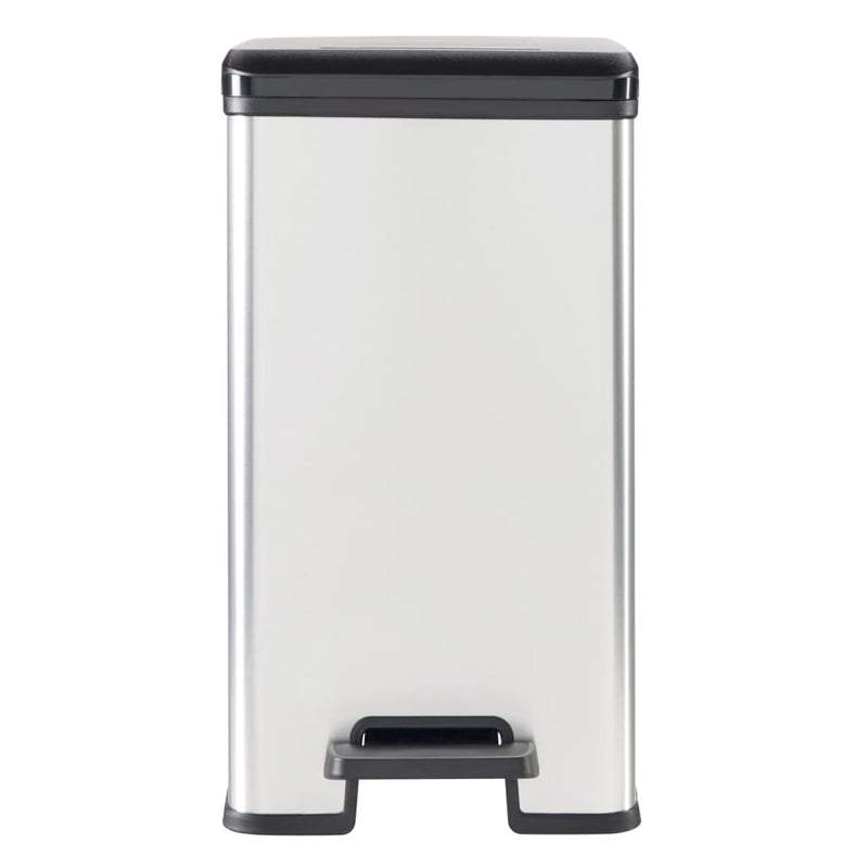Curver Pedaalemmer Deco Smal Zilverkleurig