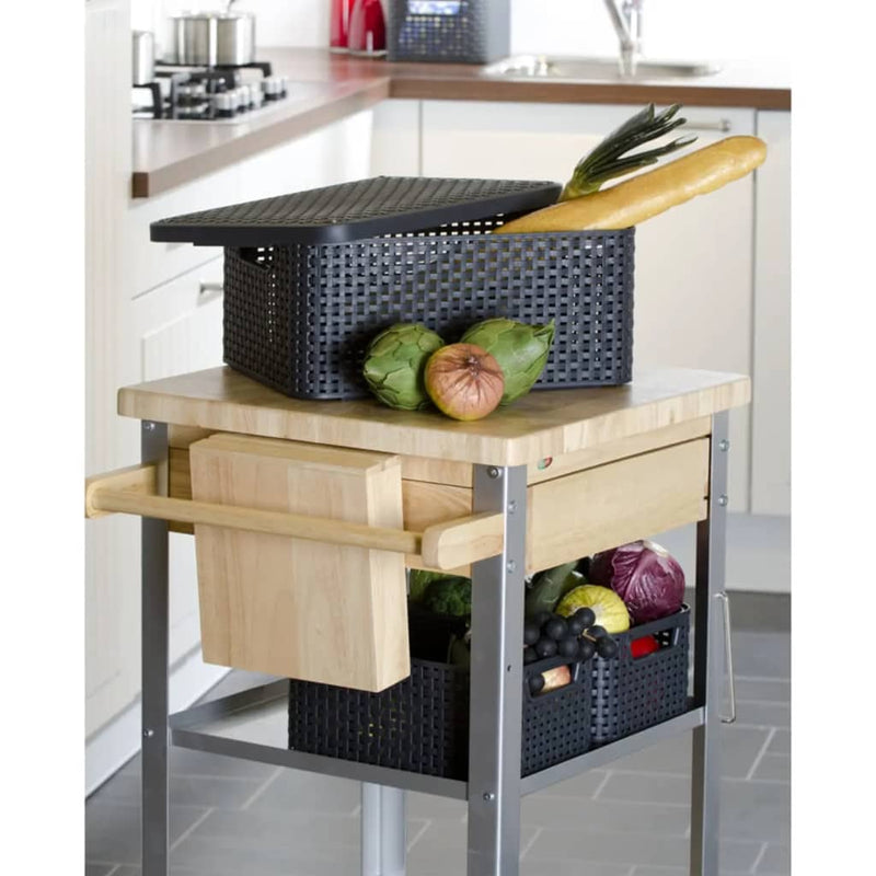 Curver Opbergbox Style Met Deksel M Metallic Kleurig