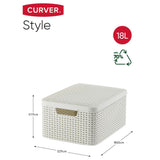 Curver Opbergbox Style Met Deksel M Crème