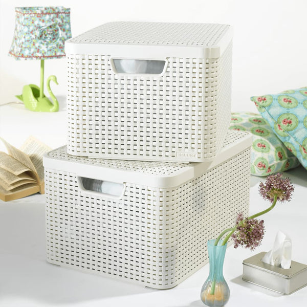 Curver Opbergbox Style Met Deksel L Crème