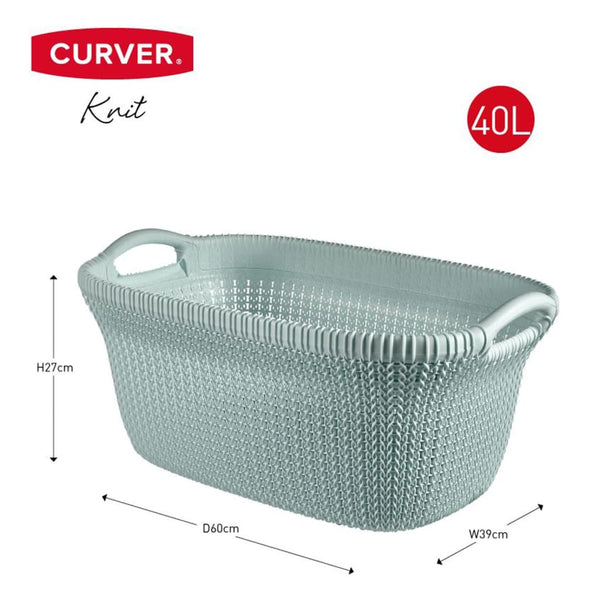 Curver Wasmand Knit 40 L Licht