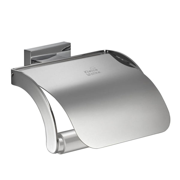 Kleine Wolke Toiletrolhouder Met Deksel Meo Zilverkleurig Naturel