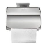 Kleine Wolke Toiletrolhouder Met Deksel Meo Zilverkleurig Naturel