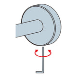 Kleine Wolke Toiletrolhouder Met Deksel Meo Zilverkleurig Naturel