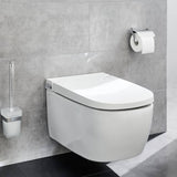 Kleine Wolke Toiletrolhouder Met Deksel Meo Zilverkleurig Naturel