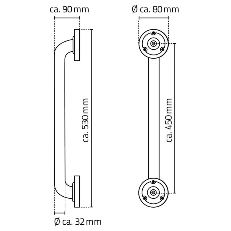 Ridder Wandbeugel Aluminium