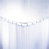 Ridder Douchegordijnrail Universeel 160X70 Cm Wit Blauw