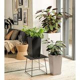 Lechuza Plantenbak Cubico Color 40 All-In-One Leigrijs 13158