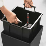 Lechuza Plantenbak Cubico Color 40 All-In-One Leigrijs 13158