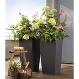 Lechuza Plantenbak Cubico Color 40 All-In-One Leigrijs 13158