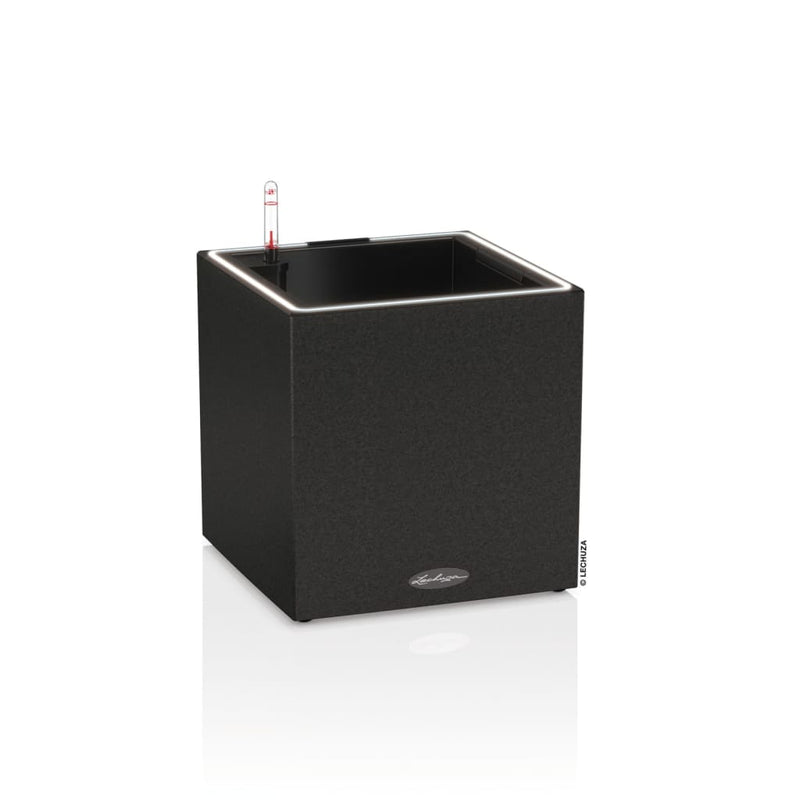 Lechuza Plantenbak Canto Stone 40 Led Low All-In-One 40X40 Cm