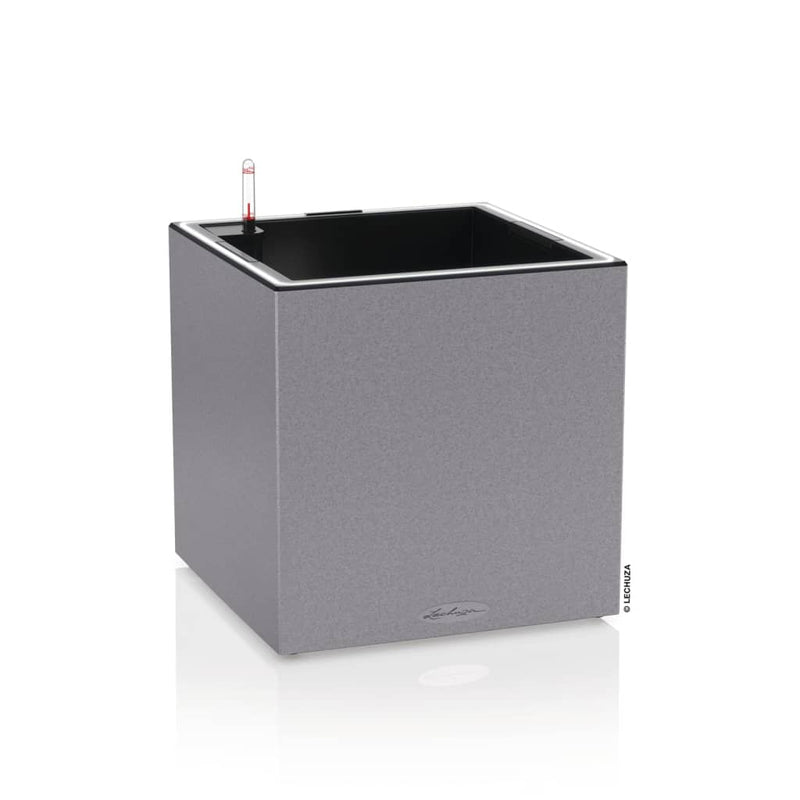 Lechuza Plantenbak Canto Stone 40 Led Low All-In-One 40X40 Cm