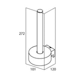 Tiger Reserverolhouder Bold Matzwart