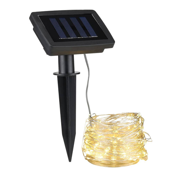 Hi Tuinlichtsnoer Solar Led 20 M Koper