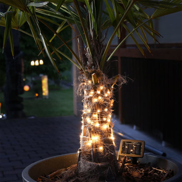 Hi Tuinlichtsnoer Solar Led 20 M Koper
