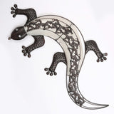Hi Tuinwandlamp Solar Gecko Led Grijs