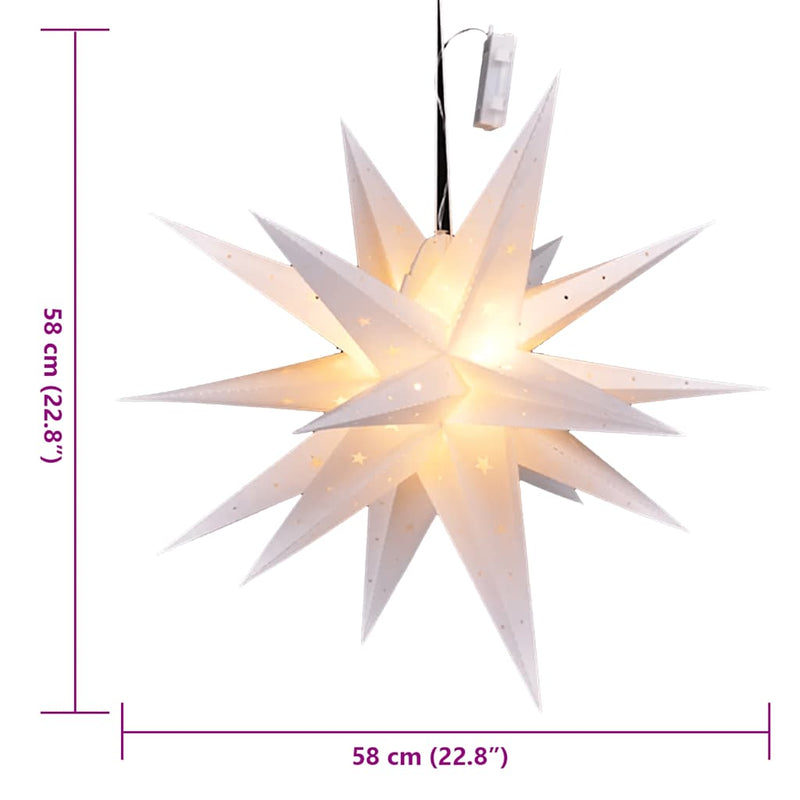 Hi Lampion Kerstster Led 58 Cm