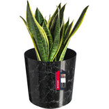 Bloempot, plantenpot van kunststof - decoratieve pot voor planten, UV-bestendige bloempot - diameter 19,5 cm - KADAX