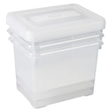 Curver Opbergboxenset Handy 3X Transparant