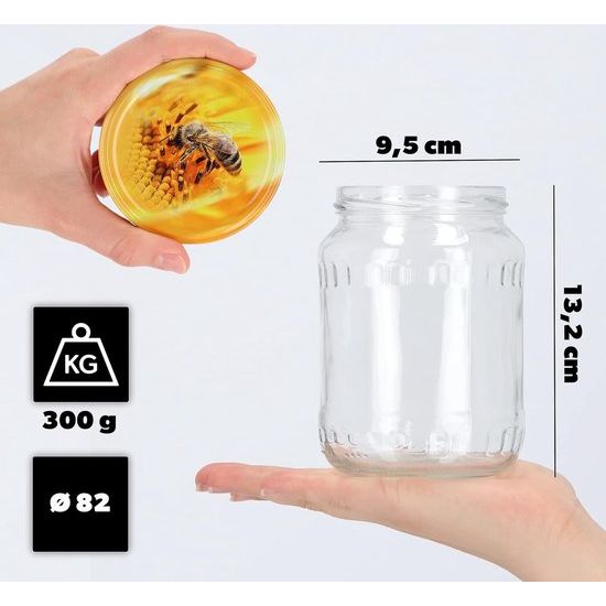 24 stuks weckpotten/ jampotten, 720 ml - inmaakpotten met deksel - Diverse varianten - KADAX