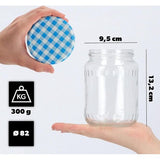 24 stuks weckpotten/ jampotten, 720 ml - inmaakpotten met deksel - Diverse varianten - KADAX