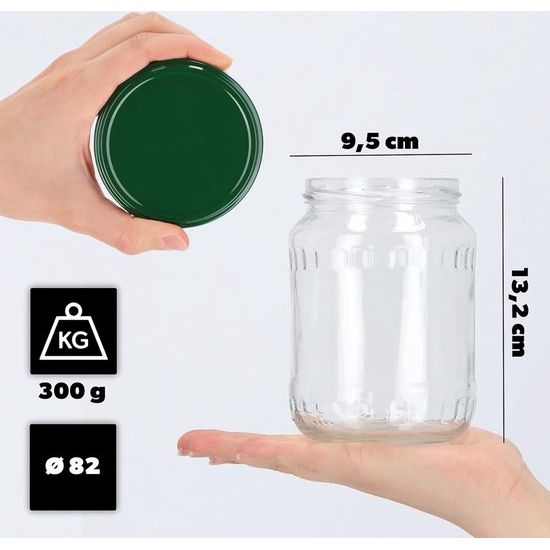 24 stuks weckpotten/ jampotten, 720 ml - inmaakpotten met deksel - Diverse varianten - KADAX