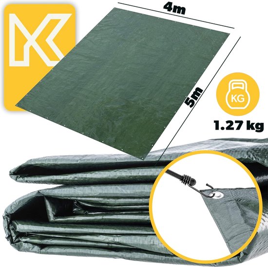 Waterdicht geweven zeil, afdekzeil - 9m²/15m²/20m²/24m² - KADAX