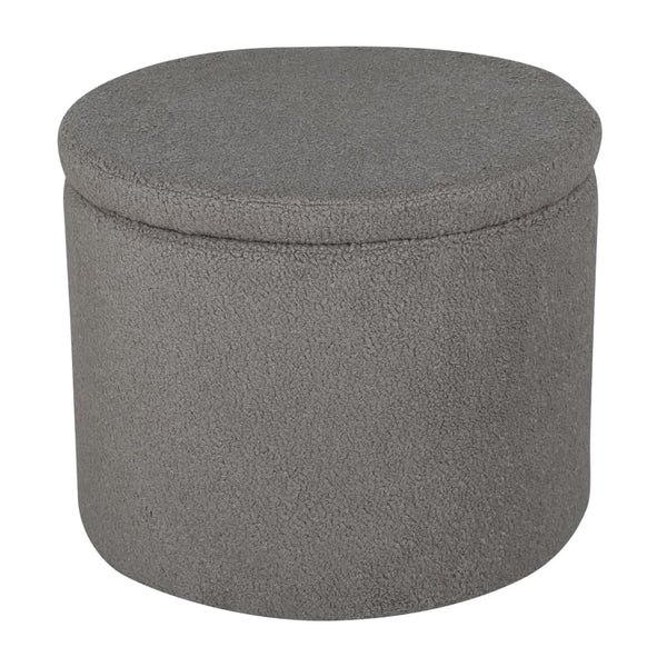 Venture Home Poef Dunken 51X51X43 Cm Teddy Greige