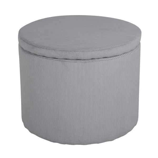 Venture Home Poef Dunken 51X51X43 Cm Ribfluweel