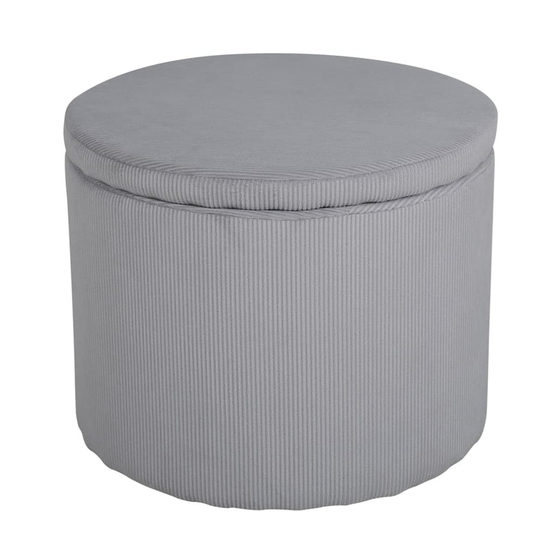 Venture Home Poef Dunken 51X51X43 Cm Ribfluweel