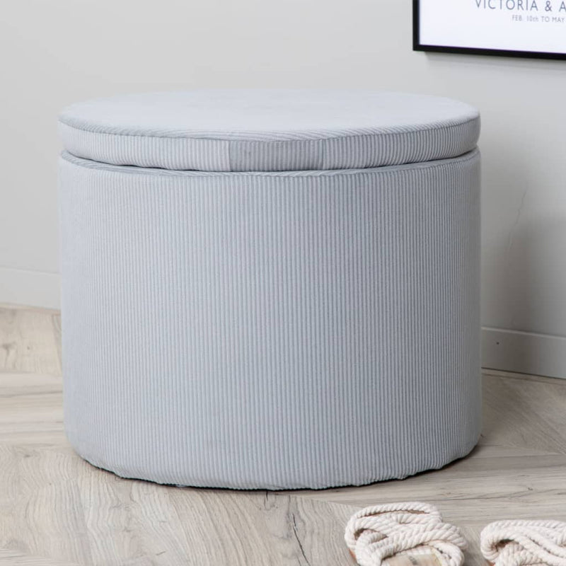 Venture Home Poef Dunken 51X51X43 Cm Ribfluweel