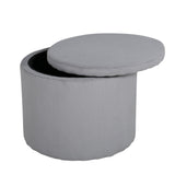 Venture Home Poef Dunken 51X51X43 Cm Ribfluweel