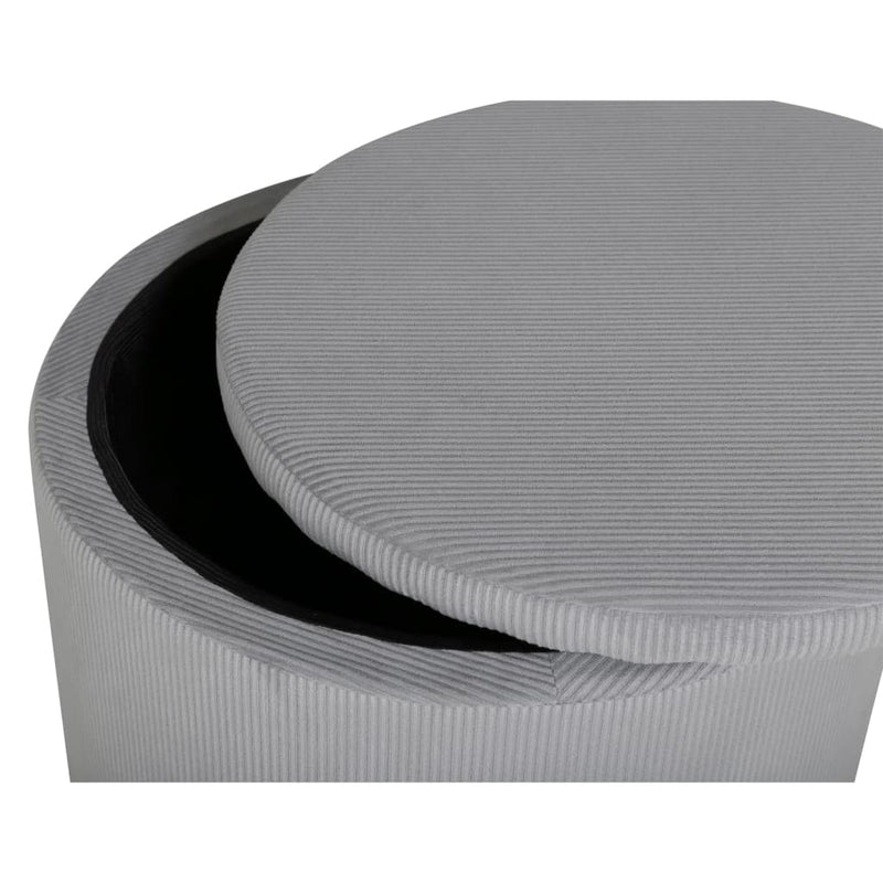 Venture Home Poef Dunken 51X51X43 Cm Ribfluweel