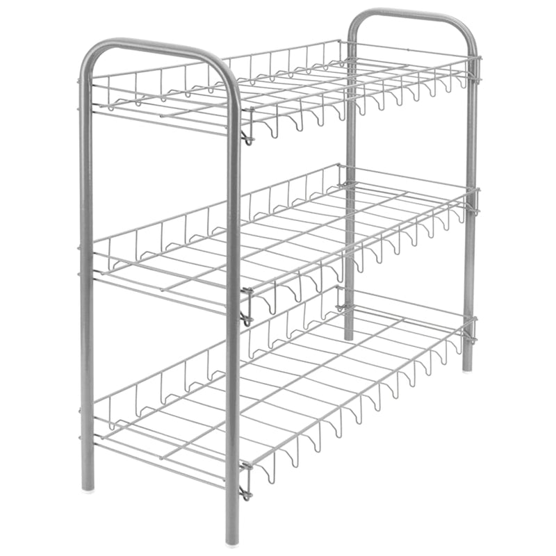 Metaltex Schoenenrek 3-Laags Shoe 3 Zilver