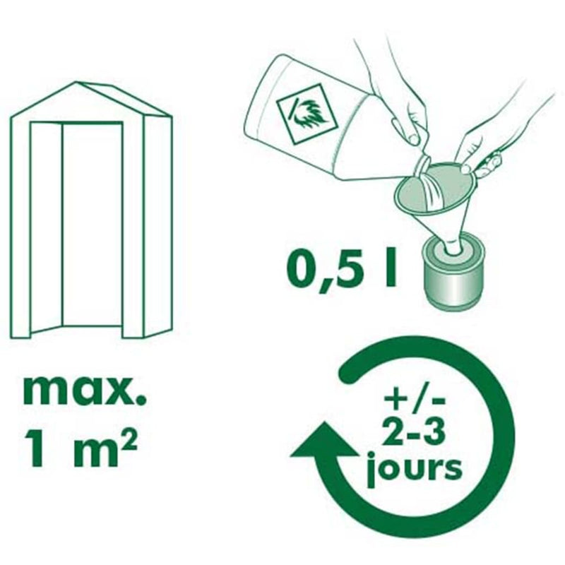 Nature Paraffine Verwarmer Hangend Coldframe 0,5 L 6020420 Grijs