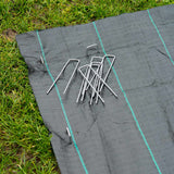 Nature Anti-Worteldoek Met Pinnen 2X5 M Zwart