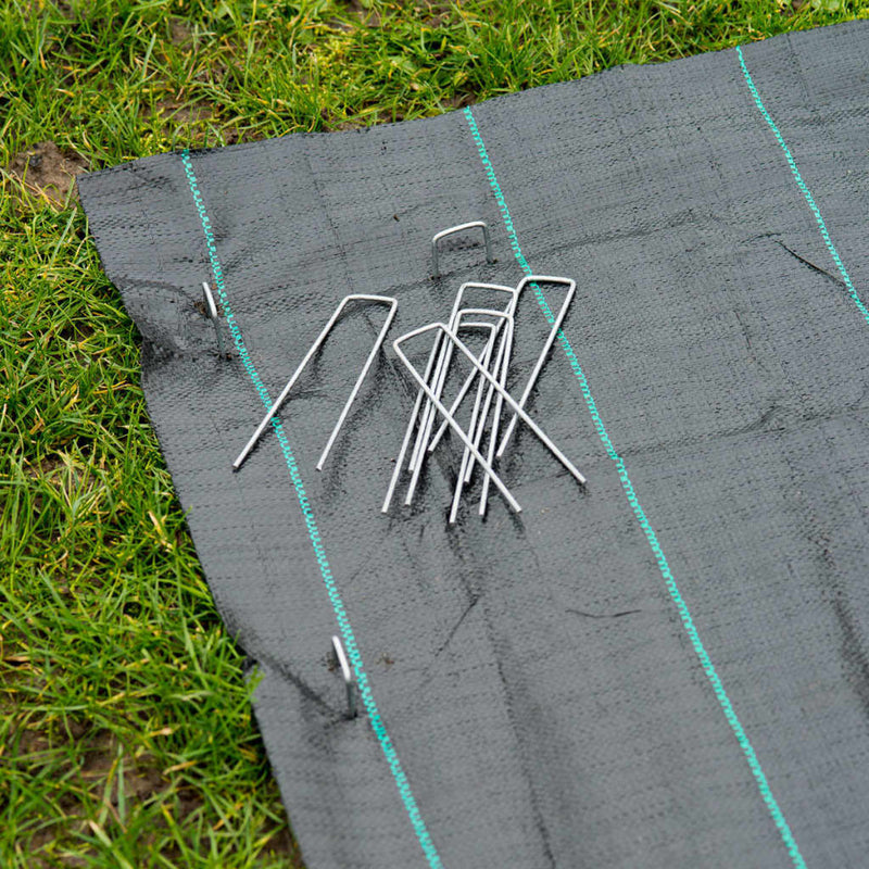 Nature Anti-Worteldoek Met Pinnen 2X5 M Zwart